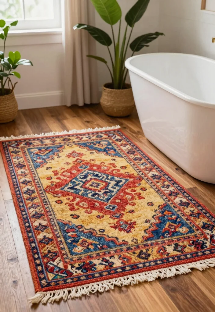 10 Bathroom Rug Ideas for Comfort and Texture 1. Recycled Cotton Rugs 0