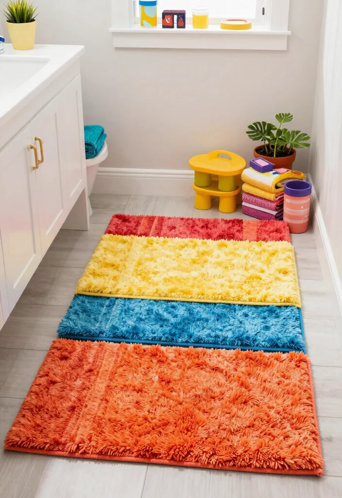 10 Bathroom Rug Ideas for Comfort and Texture 5. Microfiber Rugs 0
