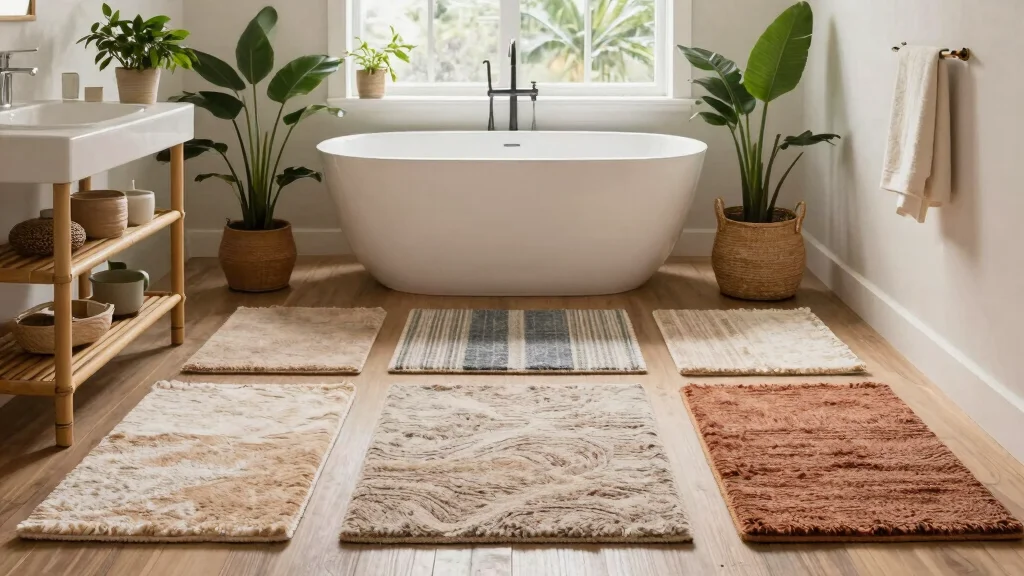 10 Bathroom Rug Ideas for Comfort and Texture