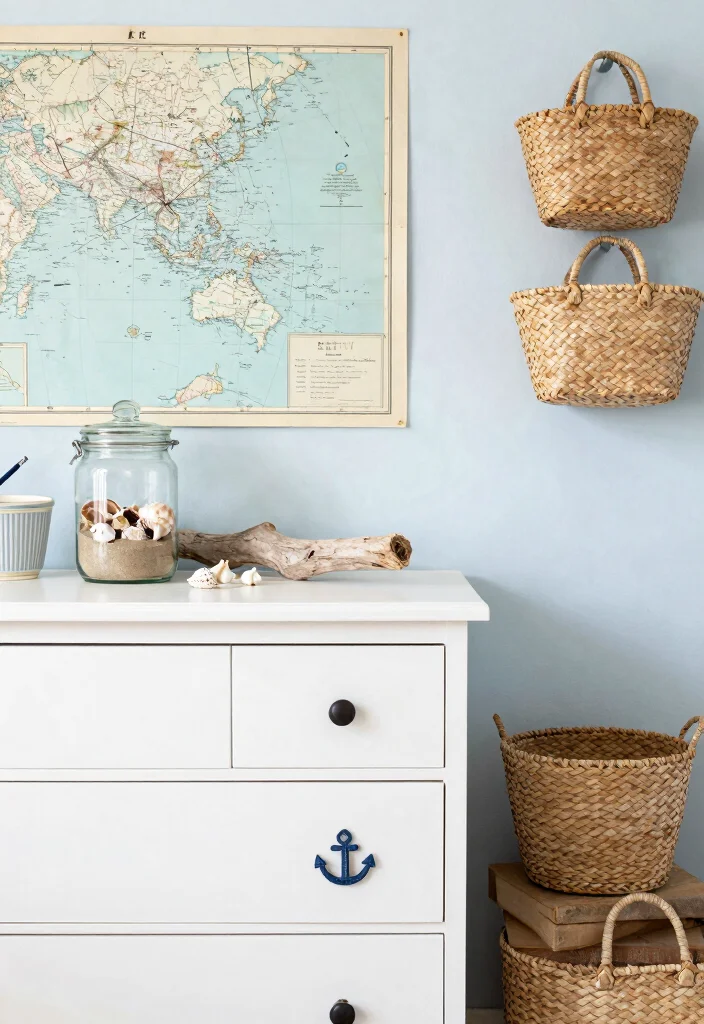 10 Bedroom Chest Drawer Decor Ideas That Look Styled 35 10 Bedroom Chest Drawer Decor Ideas That Look Styled 5. Nautical Touches for a Breezy Look 0