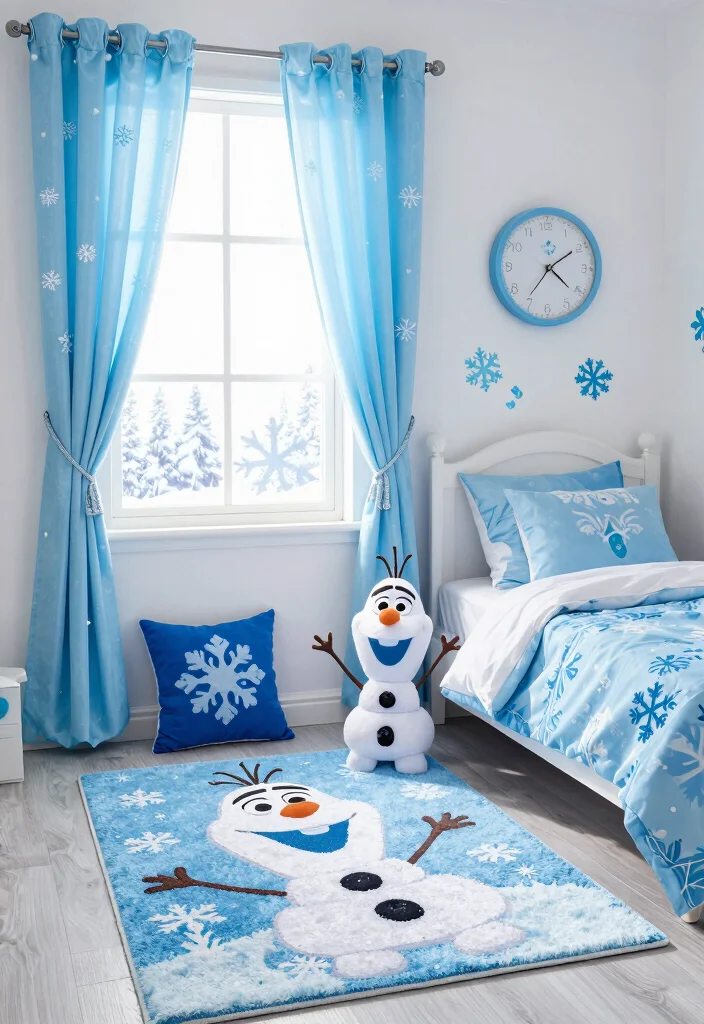 10 Frozen Bedroom Ideas for Magical Kids Spaces 3 10 Frozen Bedroom Ideas for Magical Kids Spaces 3. Whimsical Frozen Themed Accessories 0