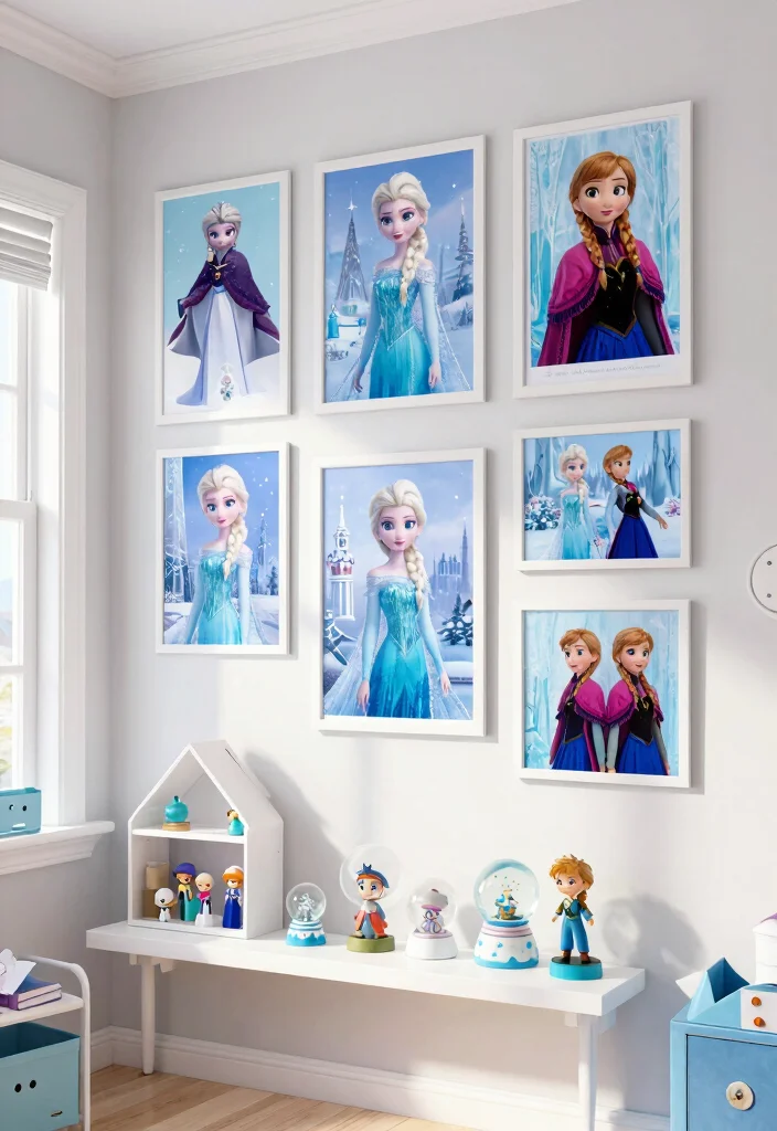 10 Frozen Bedroom Ideas for Magical Kids Spaces 14 10 Frozen Bedroom Ideas for Magical Kids Spaces 4. Frozen Wall Art and Decor 0