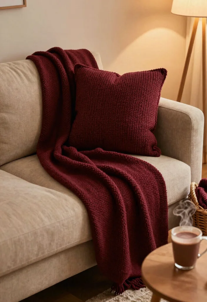 10 Halloween Living Room Decor Ideas for Subtle Spook 13 10 Halloween Living Room Decor Ideas for Subtle Spook 3. Cozy Textured Throws 0