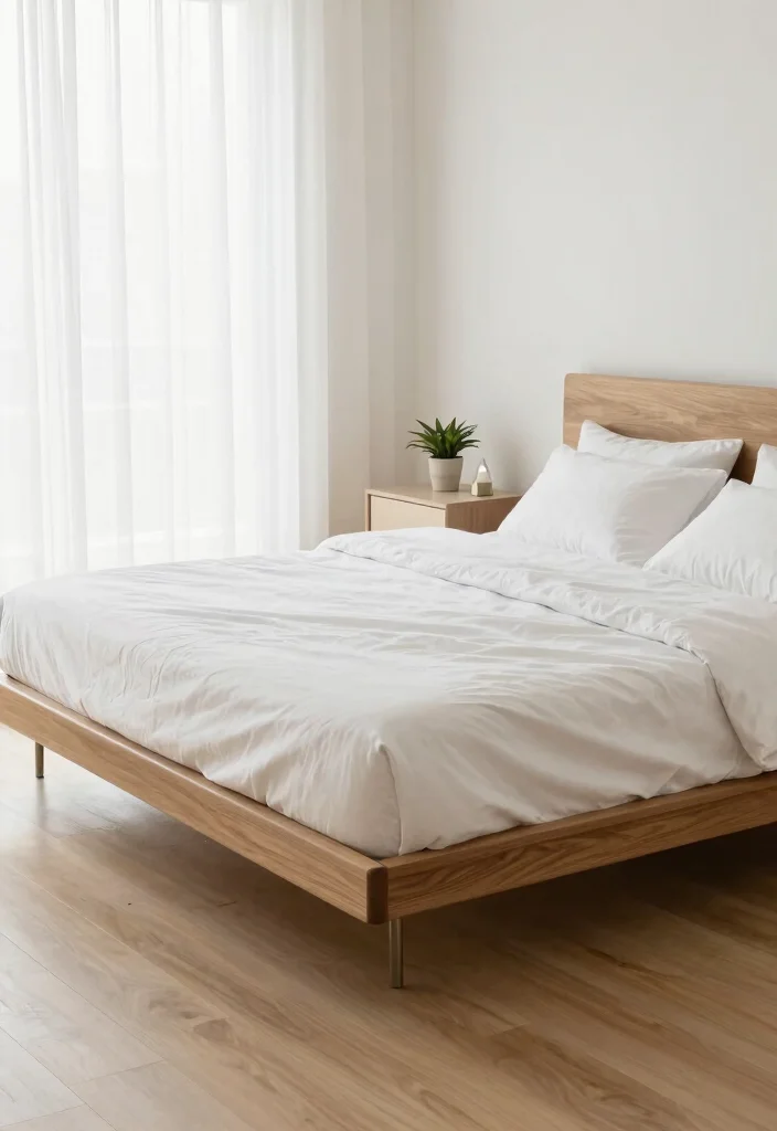 10 King Size Bed Ideas for Small Bedrooms 1. Floating Bed Frame for Eye Catching Elegance 0