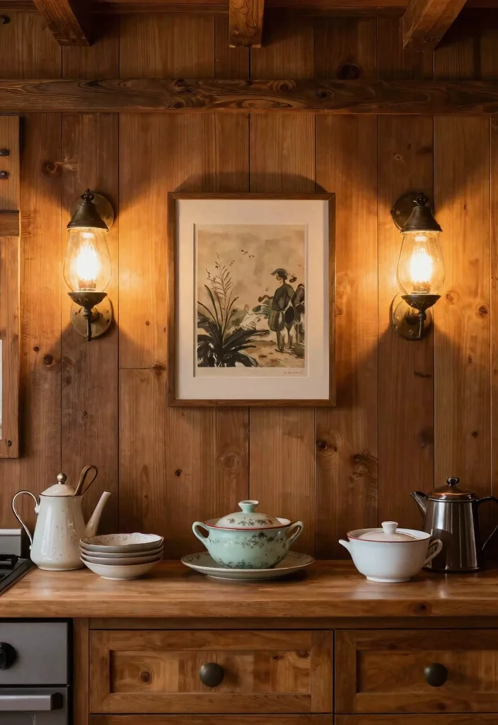 10 Kitchen Lamp Ideas for Soft Task Lighting 7. Rustic Wall Sconces 0