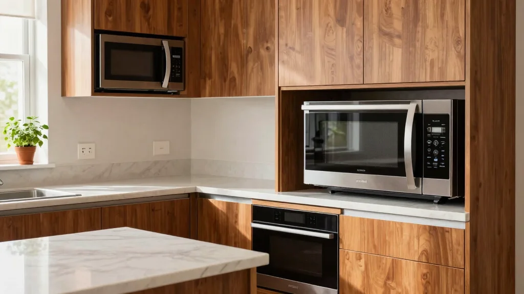 10 Microwave Placement Ideas for Better Kitchen Flow
