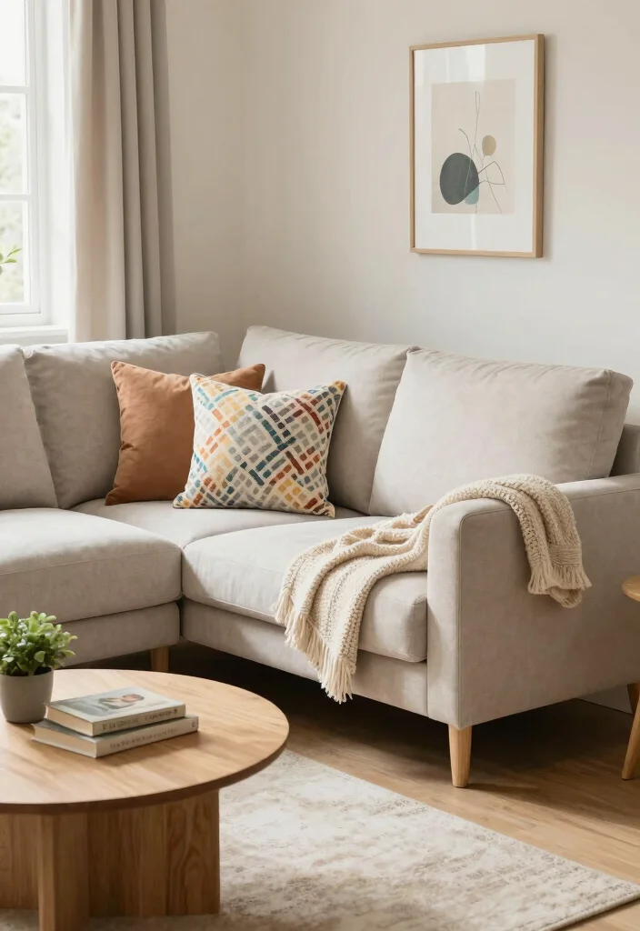 10 Mini Living Room Ideas for Compact Homes 1. Corner Sofas for Efficient Space Usage 0