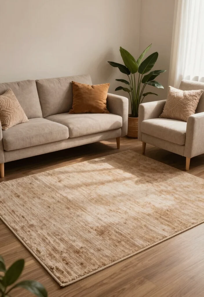 10 Mini Living Room Ideas for Compact Homes 7. Use Area Rugs to Define Spaces 0