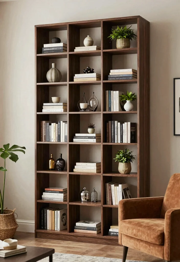 10 Mini Living Room Ideas for Compact Homes 8. Vertical Storage Solutions 0