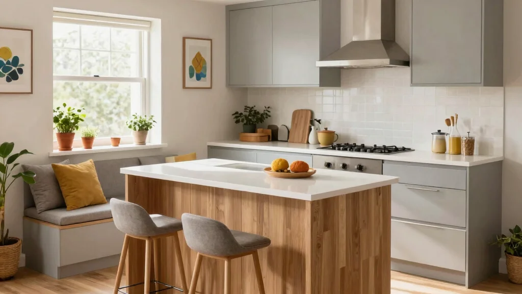 10 Small Kitchen Island Ideas with Seating
