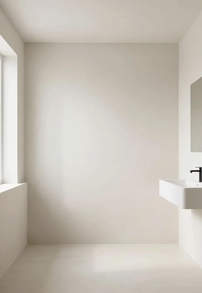 10 Small Narrow Bathroom Ideas with Better Flow 10. Minimalist Decor for a Clean Look 0