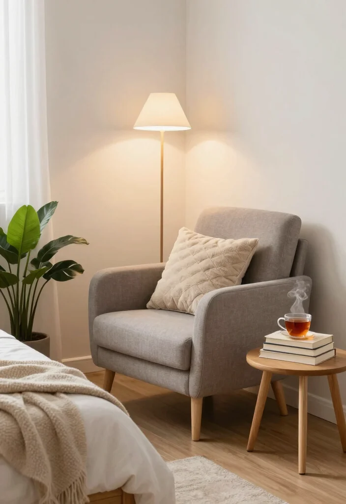 12 Aesthetic Single Bed Bedroom Ideas for Small Rooms 3. Cozy Reading Nook 0