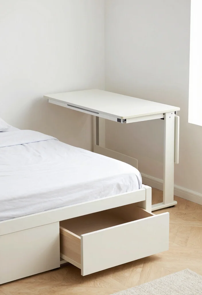 12 Aesthetic Single Bed Bedroom Ideas for Small Rooms 5. Multifunctional Furniture 0