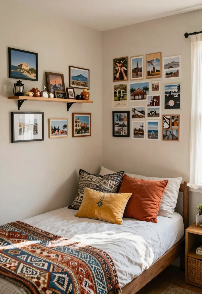 12 Aesthetic Single Bed Bedroom Ideas for Small Rooms 9. Personalized Touches 0