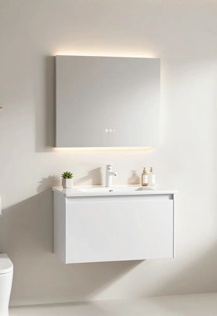 12 Bathroom Mirror Cabinet Ideas for Hidden Storage 1. Sleek Modern Minimalism 0