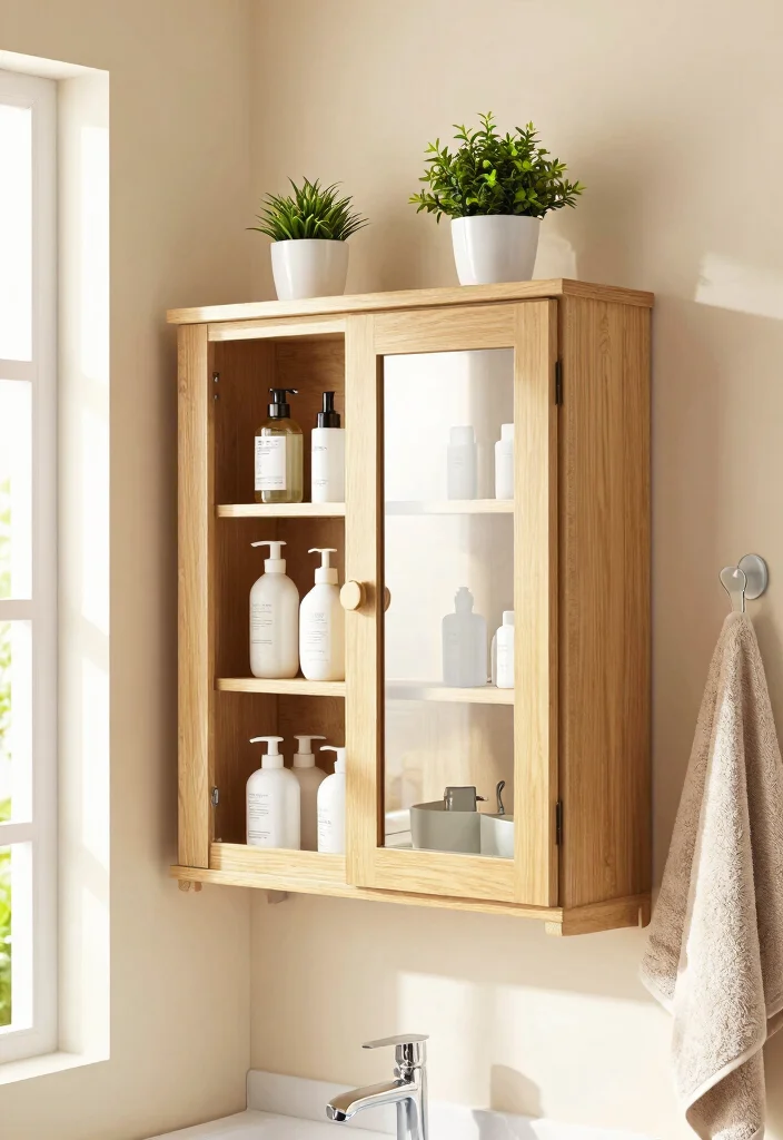 12 Bathroom Unit Ideas for Storage and Clean Design 1. Wall Mounted Cabinets 0