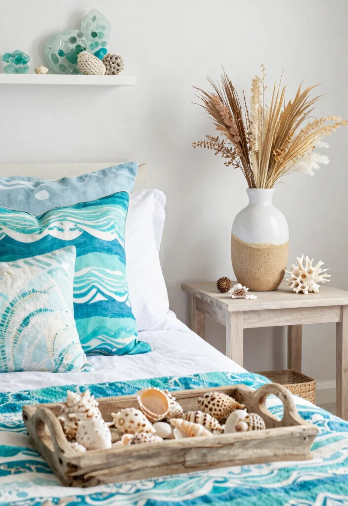 12 Beachy Bedroom Ideas for a Relaxed Coastal Feel 50 12 Beachy Bedroom Ideas for a Relaxed Coastal Feel 10. Beach House Style Accessories 0