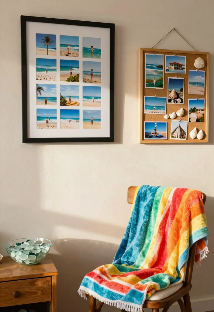 12 Beachy Bedroom Ideas for a Relaxed Coastal Feel 51 12 Beachy Bedroom Ideas for a Relaxed Coastal Feel 11. Personal Touches with Travel Memories 0