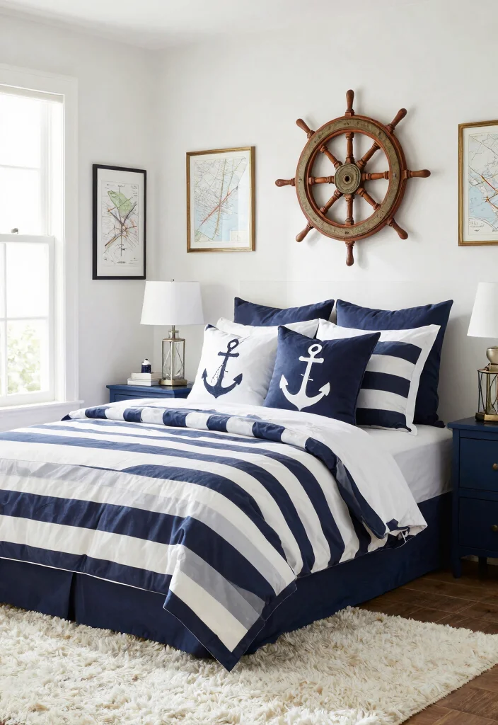 12 Beachy Bedroom Ideas for a Relaxed Coastal Feel 3 12 Beachy Bedroom Ideas for a Relaxed Coastal Feel 3. Nautical Bedroom Design Elements 0
