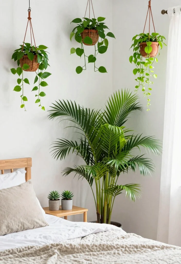 12 Beachy Bedroom Ideas for a Relaxed Coastal Feel 26 12 Beachy Bedroom Ideas for a Relaxed Coastal Feel 6. Incorporate Indoor Plants 0