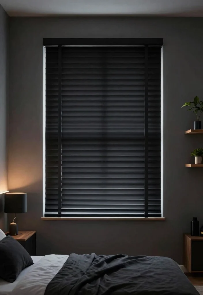 12 Bedroom Blind Ideas for Light Control and Style 5. Blackout Blinds Made from Recycled Materials 0