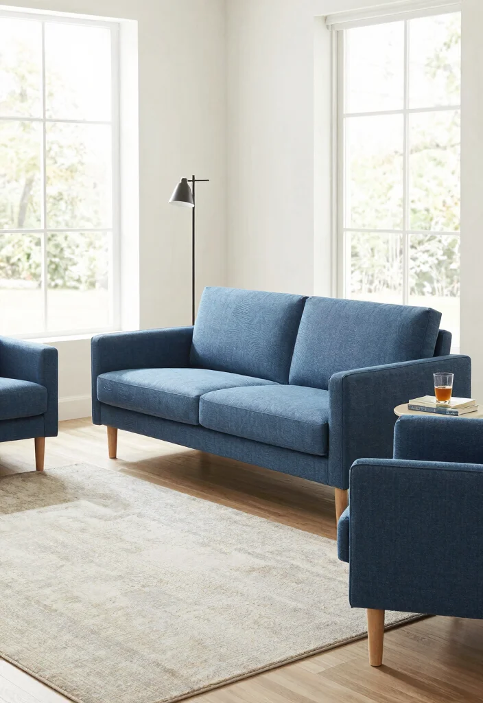 12 Blue Sofa Living Room Decor Ideas That Pop 26 12 Blue Sofa Living Room Decor Ideas That Pop 6. Functional Furniture Arrangements 0