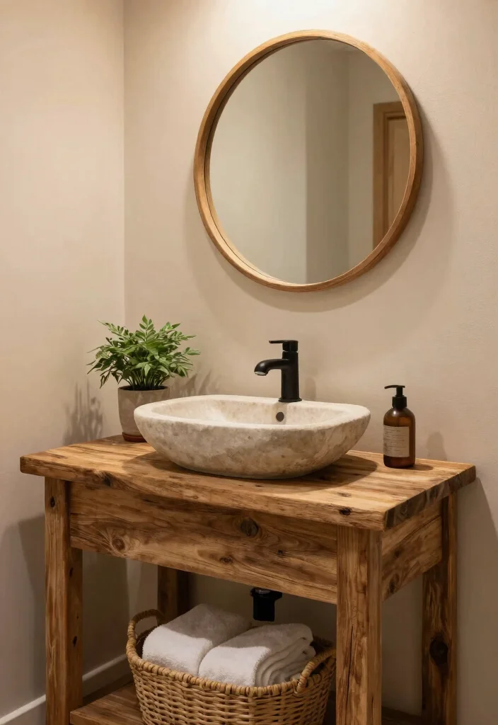 12 Brown Bathroom Ideas with Warm Earthy Style 1 12 Brown Bathroom Ideas with Warm Earthy Style 1. Rustic Wooden Accents 0
