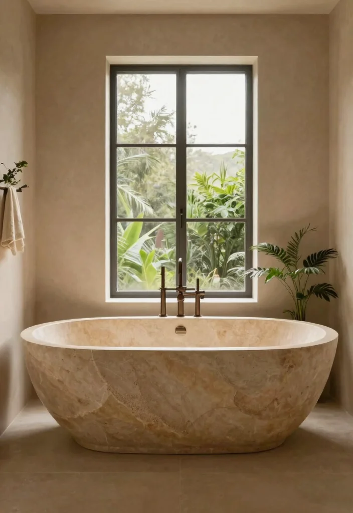 12 Brown Bathroom Ideas with Warm Earthy Style 60 12 Brown Bathroom Ideas with Warm Earthy Style 10. Freestanding Bathtubs 0