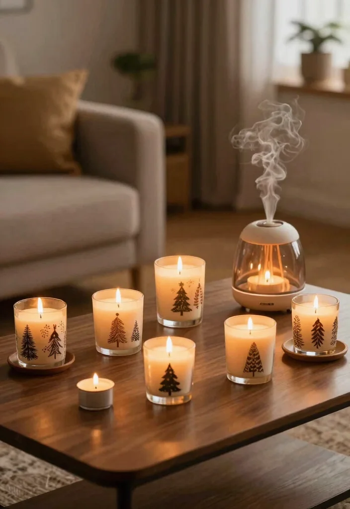 12 Christmas Living Room Decor Ideas for Apartments 37 12 Christmas Living Room Decor Ideas for Apartments 7. Seasonal Fragrance 0