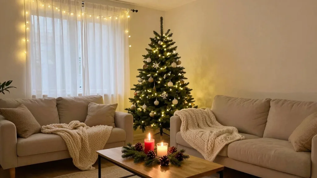 12 Christmas Living Room Decor Ideas for Apartments