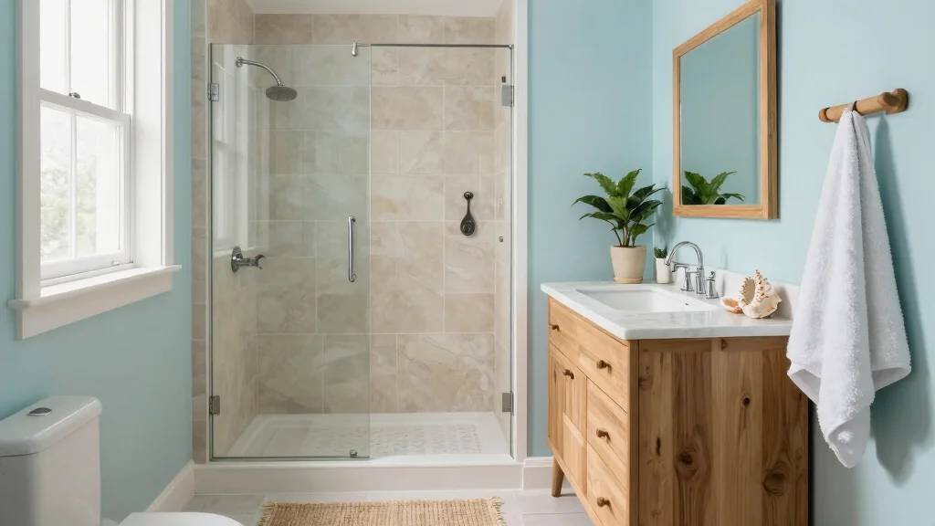 12 Coastal Small Bathroom Ideas That Feel Open and Airy