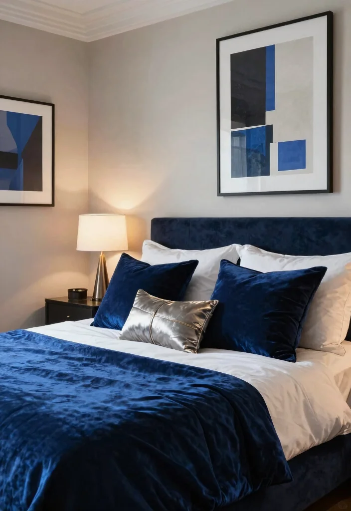 12 Girls Blue Bedroom Ideas That Feel Fresh 8. Elegant Blues 0