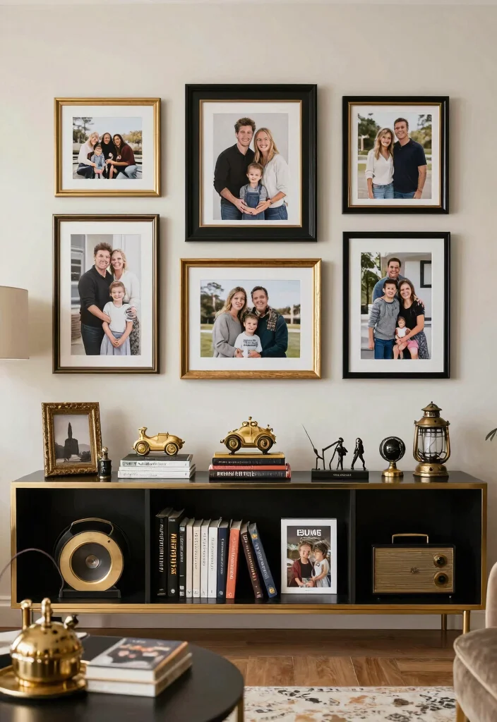 12 Gold and Black Living Room Ideas with Luxe Contrast 62 12 Gold and Black Living Room Ideas with Luxe Contrast 12. Personal Touches 0