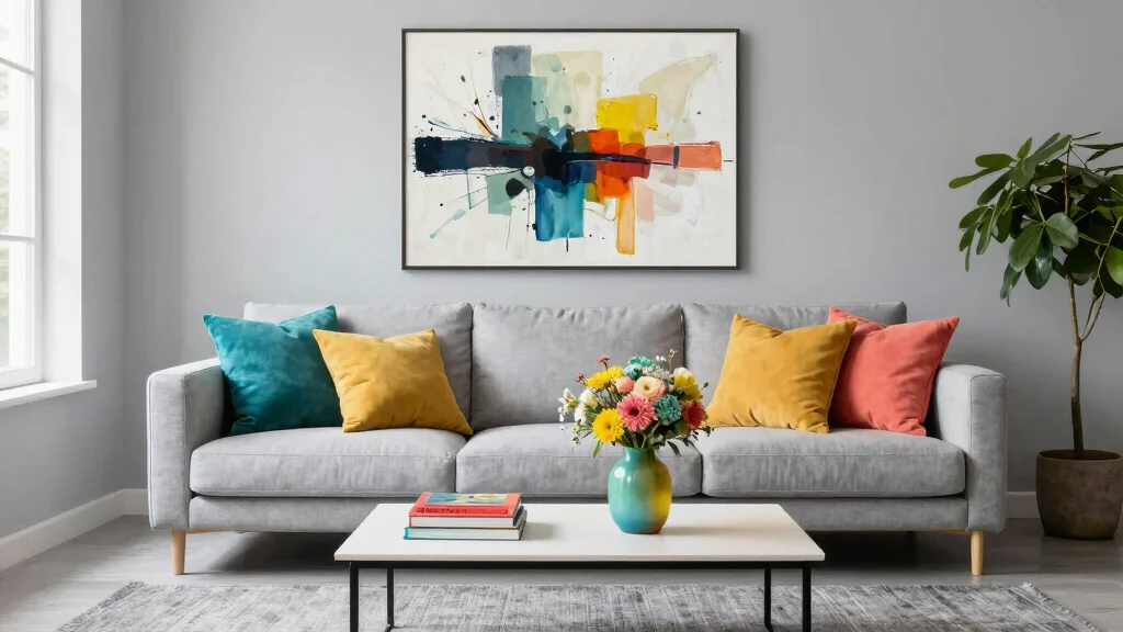 12 Grey Living Room Ideas with a Pop of Color