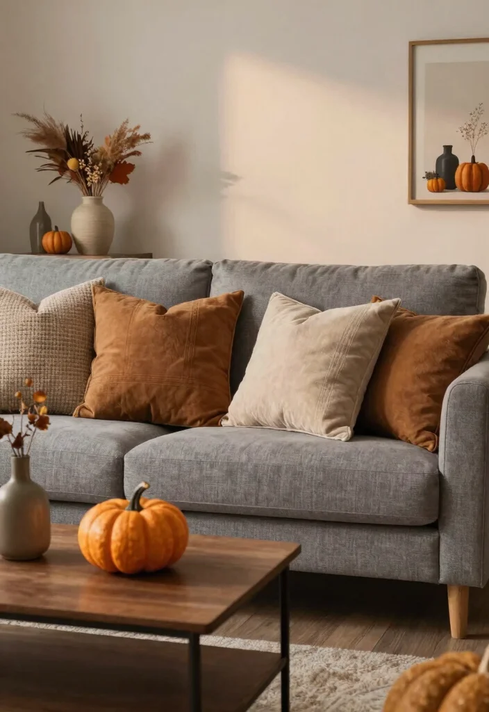 12 Grey and Tan Living Room Ideas for Warm Neutrals 62 12 Grey and Tan Living Room Ideas for Warm Neutrals 12. Seasonal Decor Changes 0