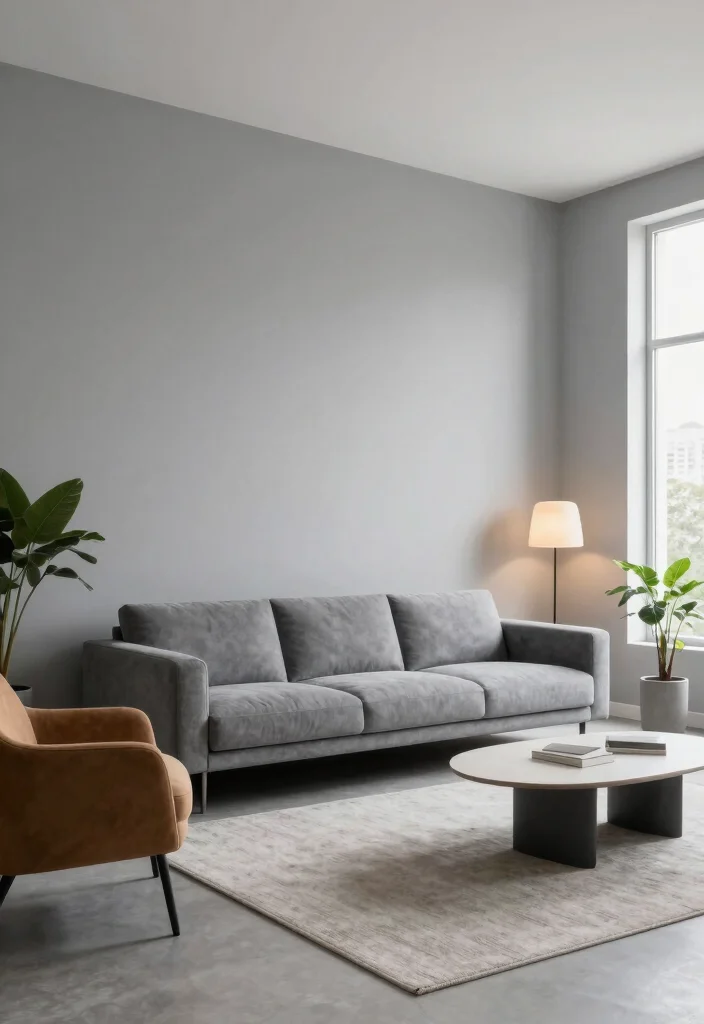 12 Grey and Tan Living Room Ideas for Warm Neutrals 25 12 Grey and Tan Living Room Ideas for Warm Neutrals 5. Minimalistic Approach with Accents 0