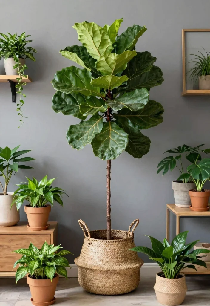 12 Grey and Tan Living Room Ideas for Warm Neutrals 37 12 Grey and Tan Living Room Ideas for Warm Neutrals 7. Incorporating Greenery 0