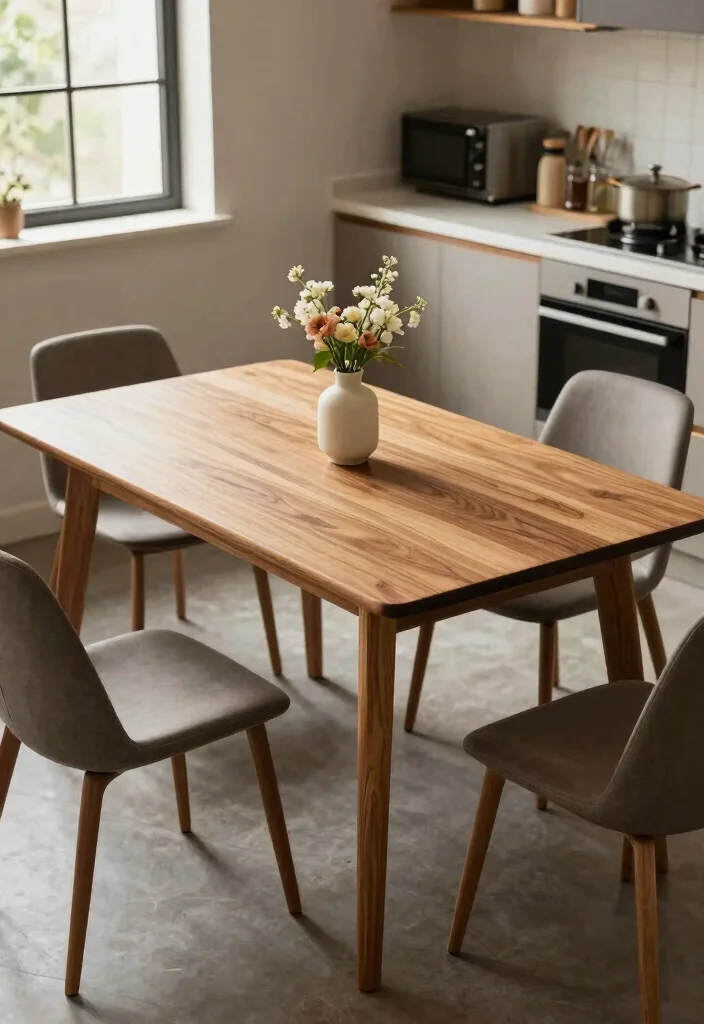 12 Kitchen Furniture Ideas for Flexible Layouts 1. Extendable Dining Tables 0