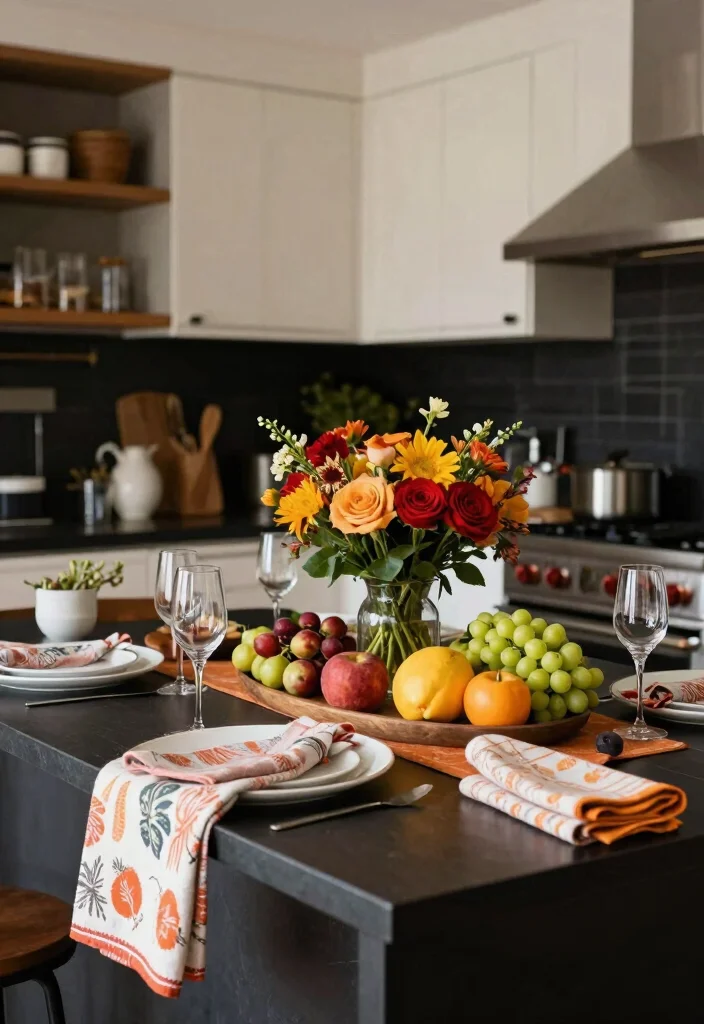 12 Kitchen Ideas with Black Countertops for Bold Style 52 12 Kitchen Ideas with Black Countertops for Bold Style 12. Seasonal Decor Changes 0