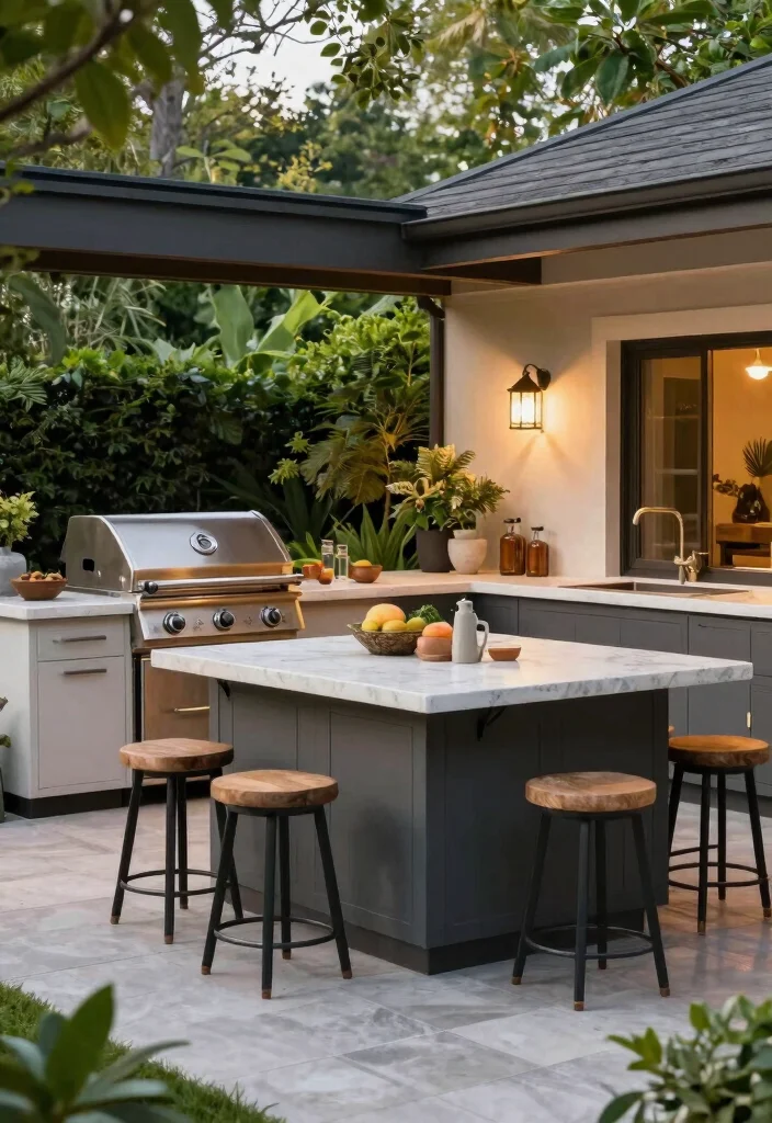 12 Kitchen Island Extension Ideas for Extra Space 11. Outdoor Extension Options 0