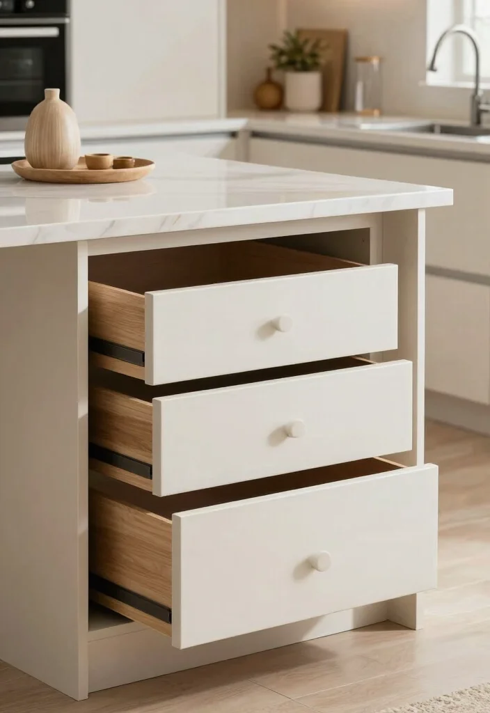 12 Kitchen Island Extension Ideas for Extra Space 7. Hidden Storage Solutions 0