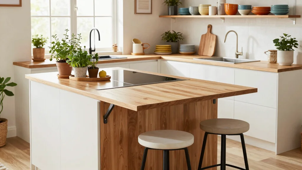 12 Kitchen Island Extension Ideas for Extra Space