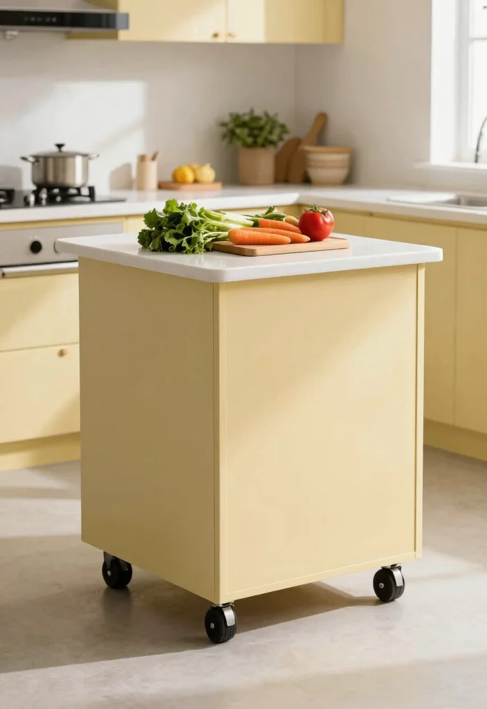12 Kitchen Island Ideas Perfect for Small Kitchens 1 12 Kitchen Island Ideas Perfect for Small Kitchens 1. Rolling Island on Wheels 0