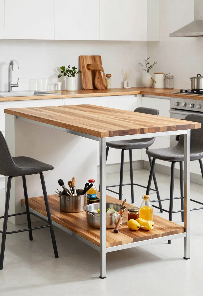 12 Kitchen Island Ideas Perfect for Small Kitchens 2 12 Kitchen Island Ideas Perfect for Small Kitchens 2. Two Tiered Island 0