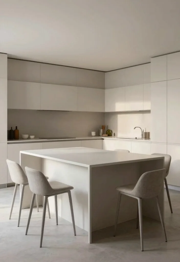 12 Kitchen Island Ideas Perfect for Small Kitchens 37 12 Kitchen Island Ideas Perfect for Small Kitchens 7. Minimalist Square Island 0