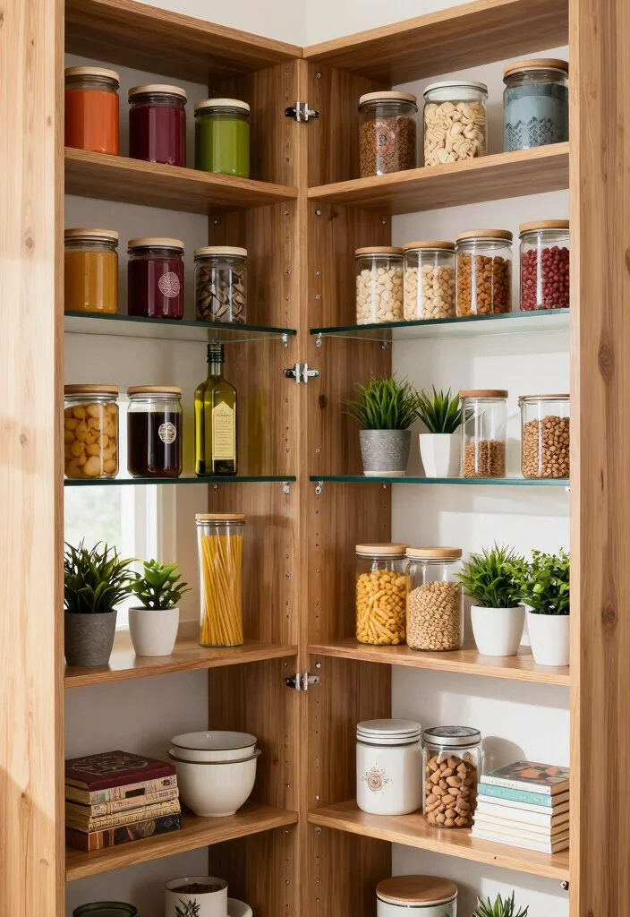 12 Kitchen Pantry Ideas for Organized Storage 12 12 Kitchen Pantry Ideas for Organized Storage 2. Open Shelving for an Airy Feel 0