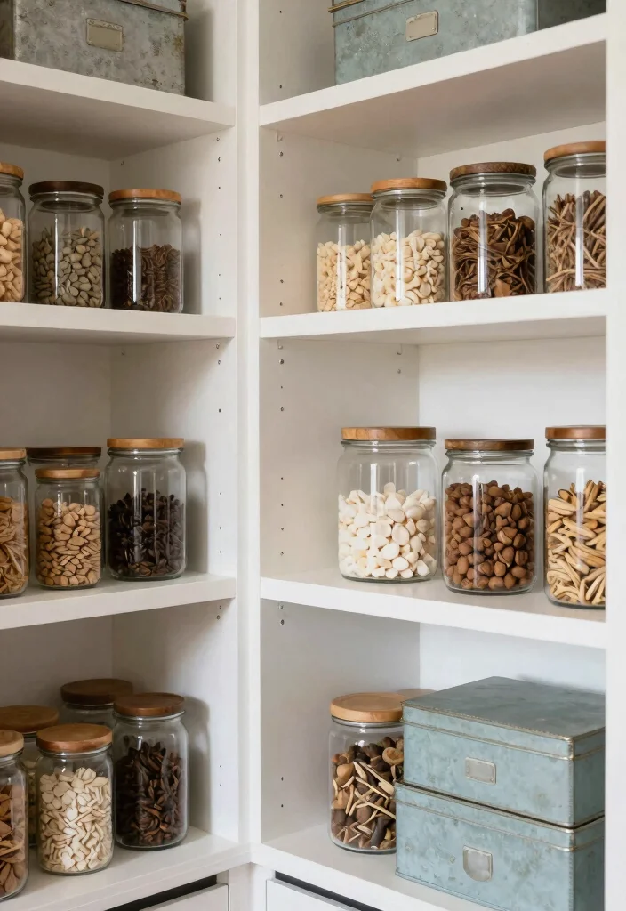 12 Kitchen Pantry Ideas for Organized Storage 57 12 Kitchen Pantry Ideas for Organized Storage 7. Themed Containers 0