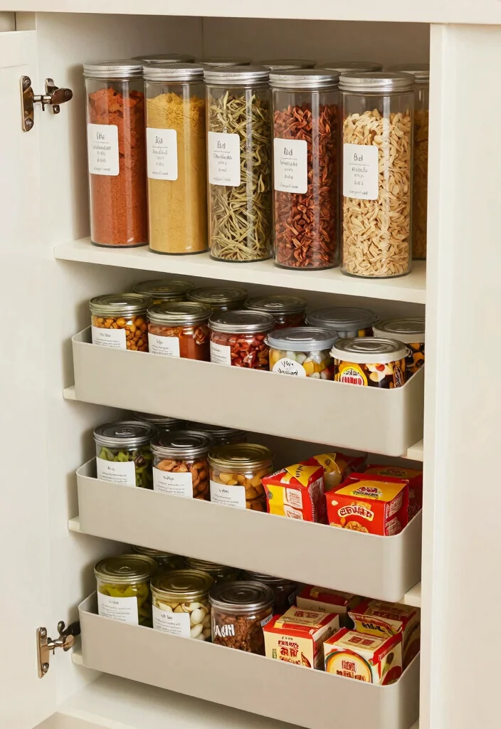 12 Kitchen Pantry Ideas for Organized Storage 58 12 Kitchen Pantry Ideas for Organized Storage 8. Tiered Organizers 0
