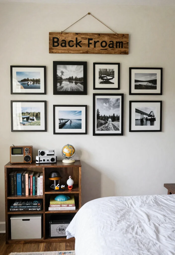 12 Lake House Bedroom Ideas with Relaxed Cozy Vibes 11. Personalized Touches 0