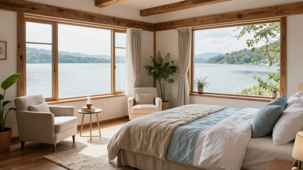 12 Lake House Bedroom Ideas with Relaxed Cozy Vibes